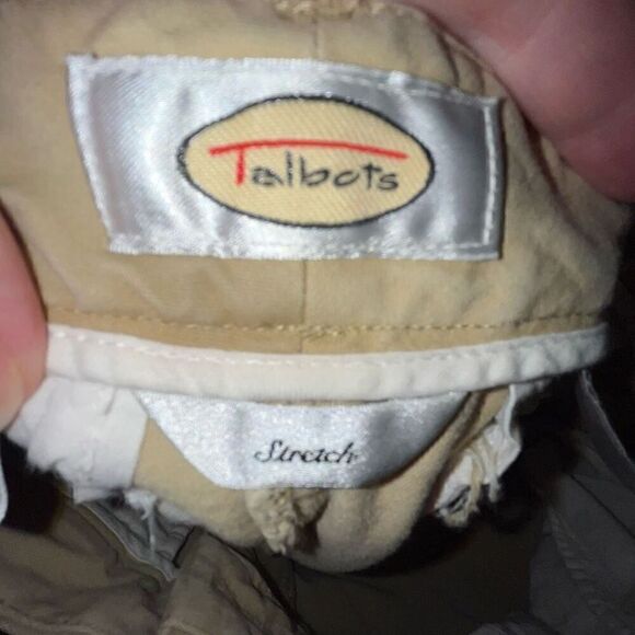 Talbots tan stretch pants 8 - Picture 4 of 5
